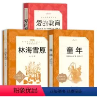 爱的教育+童年+林海雪原 [正版]林海雪原 爱的教育 童年 全3册 人民文学出版社六年级上册课外阅读书籍原著 小学语文课