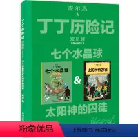 [正版]丁丁历险记 双册装 七个水晶球&太阳神的囚徒 儿童漫画故事书小学生一二三年级课外阅读书籍大开本埃尔热 中国少年