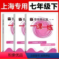 [正版]2024一课一练国一下册语文数学英语华东师大版一课一练七下7年级下第二学期沪教版上海初一下学期练习簿下册沪教版