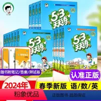 RJ[一年级]下册 语文 小学通用 [正版]2024年春53天天练小学语文下册小儿郎数学英语同步一二三年级人教版北师版冀