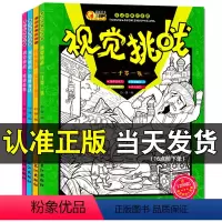 [正版]视觉挑战4册 寻找隐藏的图画捉迷藏专注力训练书 儿童视觉大发现 4-5-6-8-10-12岁小学生趣味智力思维