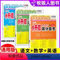 小升初通用版[语文+数学+英语] 六年级下 [正版]15天满分备考新全优少年素质教育报2024年春季版小学一二三四五年级