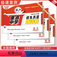 [语文+数学+英语]招生真题超详解 小学升初中 [正版]2024小白鸥星空小升初真题卷数学语文英语毕业分班真题卷重点中学
