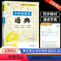 小学通用 [正版]版 通城学典 小学古诗文通典 小学一二三四五六年级经典古文诗词鉴赏唐诗诵读解析课堂内外阅读训练资料工