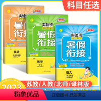 1升2年级 语文-人教版 [正版]2023新版实验班暑假衔接一升二升三升四升五升六年级下册语文数学英语人教版苏教版北师版