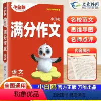 [小升初]满分作文语文 小学通用 [正版]万唯2024小白鸥满分作文小学生三四五六年级作文书大全小升初写作技巧范文好词好