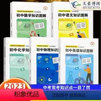 [全5册]语文+数学+英语+物理+化学 初中通用 [正版]初中语文数学英语物理化学知识图解初一初二三知识点汇总大全公式手