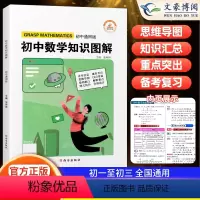 初中数学知识图解 初中通用 [正版]初中数学基础知识大全公式定律手册及考点突破思维导图学霸笔记知识点汇总图解教辅书复习点