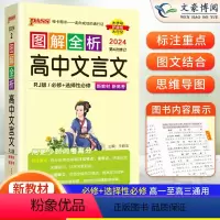 语文 高中通用 [正版]2024版 图解速记高中文言文人教版 高中语文文言文必修+选修高一二三高考语文专项文言文注释与全