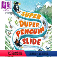 [正版] Leonie Lord:Super Duper Penguin Slide 超级企鹅滑梯 故事图画书 亲