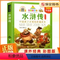 水浒传 [正版]BK四大名著小学生原著水浒传彩图注音版小学生一二三年级精美课外阅读书籍绘本经典书目浙江少年儿童出版社七彩