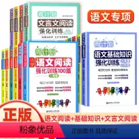 [全3册]语文基础知识+阅读训练+文言文 小学三年级 [正版]周计划小学语文基础知识阅读理解强化训练100篇文言文 一二