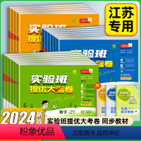 [3册]语文+数学+英语(江苏专用) 三年级上 [正版]江苏2024春实验班提优大考卷一二三四五六年级上册下册语文数学英