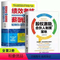 [正版]2册 绩效考核与薪酬管理+股权激励与合伙人制度落地 管理金融投资融资股权设计方案 绩效考核与薪酬激励精细化设计
