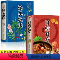 [正版]2册 百病食疗大全书+汤头歌诀 中医养生赵霖食疗金方妙方老方大全 中医内科学老偏方剂黄帝内经四季养生中药材药