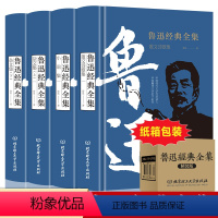 [正版]精装4册鲁迅经典全集纸盒装 鲁迅经典全集含散文诗歌集 小说集 杂文集 青少年课外阅读书读物鲁迅的书作品集文集文