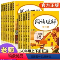 阅读理解+生字组词造句+看拼音写词语 一年级上 [正版]阅读理解专项训练书人教版一年级二年级三年级四五六年级上册下册彩绘