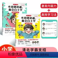 不用爸妈教,我会自主学(全2册) 小学通用 [正版]不用爸妈教,我会自主学全2册激发内驱力+高效学习法预习复习学习力全彩