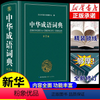 [正版]2024中华成语词典第二版 小学生初中生小学初中高中学生实用工具书中国汉语成语大全大辞典字典常用四字成语带解释