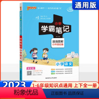 小学语文 小学通用 [正版]2023新版学霸笔记小学语文数学英语通用版任选小升初毕业总复习专项训练考前速记漫画图解三四五