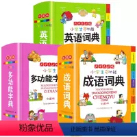 [正版]成语词典全套3册英语词典版全功能小学生实用多功能字典工具书字典现代汉语大全彩图版四字成语辞书大字典解释书