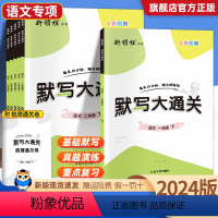 默写大通关 一年级下 [正版]2024新版优翼新领程默写大通关一年级二三四五六年级下册上册人教版 小学语文课时同步训练字