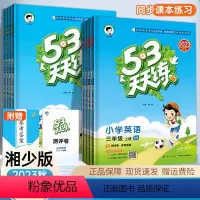 语数(人教)+英语(湘少) 三年级下 [正版]湘少版2023秋 53天天练三四年级五六年级下册上册英语小学五三5.3天天