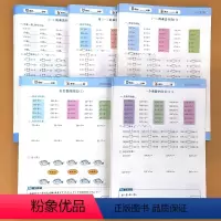[全套5本]小学数学乘除法训练大全 小学通用 [正版]小学数学乘法除法训练大全二年级上册表内乘除法九九乘法99口诀表有余