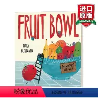 水果盘 精装 [正版]水果盘 英文原版 Fruit Bowl 农产品知识 益智文字游戏 儿童绘本 3-7岁 精装 英文版
