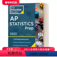 [正版]英文原版 Princeton Review AP Statistics Prep 2023 普林斯顿评论AP