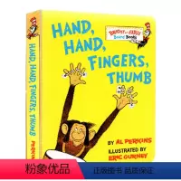 [正版]英文原版 Hand, Hand, Fingers, Thumb 儿童认知纸板书 Dr. Seuss苏斯博士 幼
