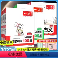 [⭐不偏科]语文阅读100篇+英语阅读100篇(配套视频讲解) 小学六年级 [正版]一本阅读训练100篇 小学英语阅读训