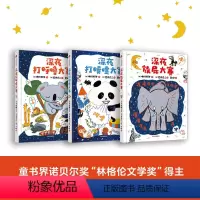 深夜动物园系列(套装3册) [正版]3-6岁深夜动物园系列3册荒井良二深夜放屁大赛系列绘本认知身体好习惯自我保护出版社