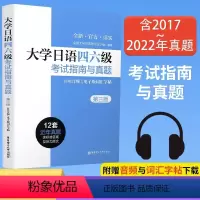 [正版]大学日语四六级考试指南与真题第二版备考2022年历年真题详解词汇字帖CJT4 CJT6.赠音频大学日语4级四级