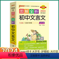 初中文言文 初中通用 [正版]2024新版 图解速记初中文言文中学教辅含新中考真题初中知识大全清单语文初一初二初三/七八