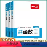 3本全套]函数+几何+应用题 初中通用 [正版]2024新版 初中数学函数 七八九年级上册下册几何模型应用题中考复习必刷
