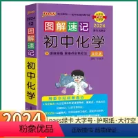 初中化学 初中通用 [正版]2024新版 PASS图解速记初中化学人教版 七八九年级知识点总复习初一初二初三复习资料手册