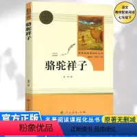 [七年级下册必读]骆驼样子 [正版]七年级下册书骆驼样子老舍原著无删减完整版人教版初中生阅读文学名著初一7年级课外书读物