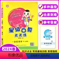 数学 一年级下 [正版]2024春新版 星级口算天天练一年级数学下册冀教版JJ 小学1年级下数学同步专项训练练习题册小学