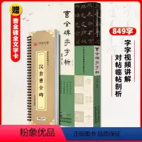 [正版]曹全碑字字析历代碑帖技法解析丛书刘啸编全篇逐字示范视频讲解对照临写拓片高清放大笔画解析隶书初学入门教程毛笔书法