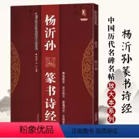 [正版]满2件减2元杨沂孙篆书诗经 碑帖 放大版 历代书法经典教程 毛笔软笔楷书书法字帖入门