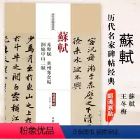 [正版]满2件减2元苏轼赤壁赋黄州寒食帖洞庭中山二赋历代名家碑帖经典超清原帖繁体旁注行书毛笔临摹字帖中国书店出版社
