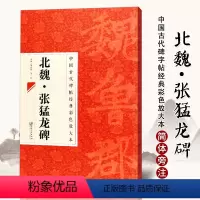 [正版]满200减30中国古代碑帖经典彩色放大本北魏张猛龙碑 简体旁注楷书毛笔字帖 北魏楷书毛笔碑帖古代碑帖经典
