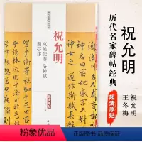 [正版]满2件减2元祝允明东坡记游洛神赋兰亭序历代名家碑帖经典超清原帖繁体旁注基础实战临摹练习行书毛笔字帖从入门到精通
