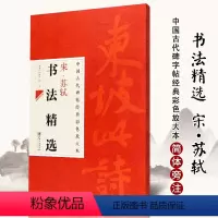 [正版]满2件减2元宋苏轼书法精选中国古代碑帖经典彩色放大本 邱振中陈政主编毛笔字帖旁注简体毛笔练字字帖书法字帖碑帖