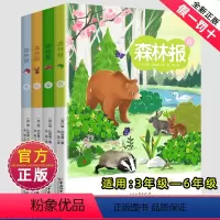 森林报[全套4册] [正版]森林报春夏秋冬全四册小学四年级下册课外阅读书全集比安基著中国和平出版社深林豹候鸟故事绘全套4