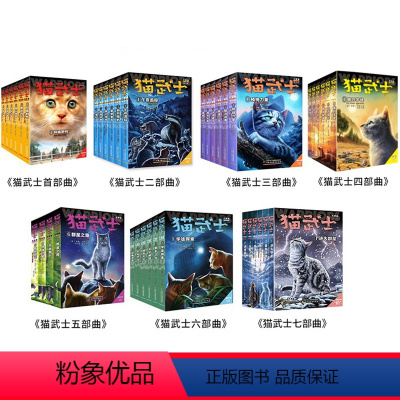 猫武士1-7部[全套42册] [正版]猫武士全套第一部二部第三部第四部第五部第六部第七部第八部曲长篇小说原版翻译24册中