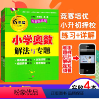 [正版]全套4本2022年小学奥数解法与专题6年级第三版 小学生六年级上下册通用 小升初奥数竞赛举一反三 附参考答案