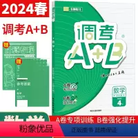 四年级下 [正版]2024调考生云思路调考A+B四年级下册数学北师大版 小学调考a十b四年级下专题分类集训同步训练优等生