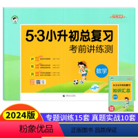[正版]小升初数学试卷5.3小升初总复习考前讲练测 小儿郎53天天练数学六年级小升初试卷名校真题模拟试卷小学升初中专题